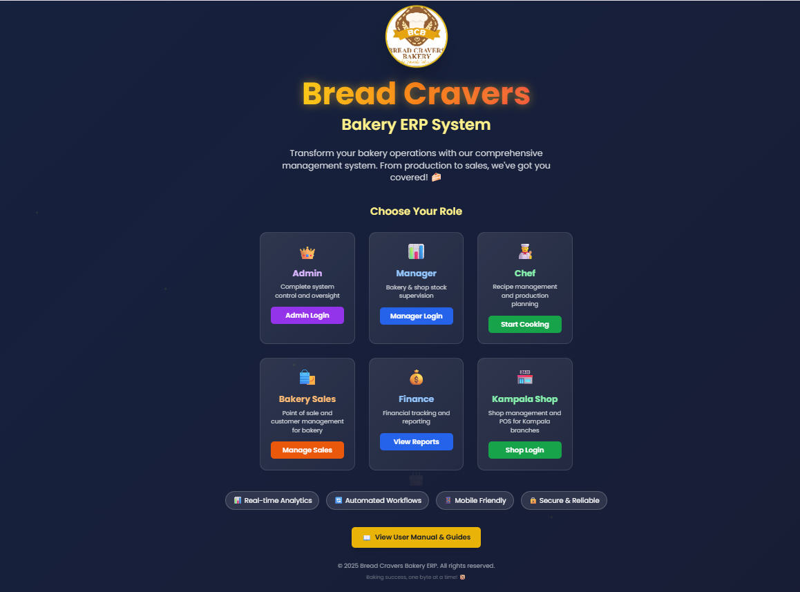 Bakery Management System